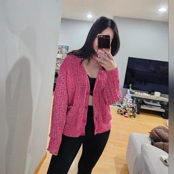 rag & bone Pink Knit Cardigan - Picture 3 of 10